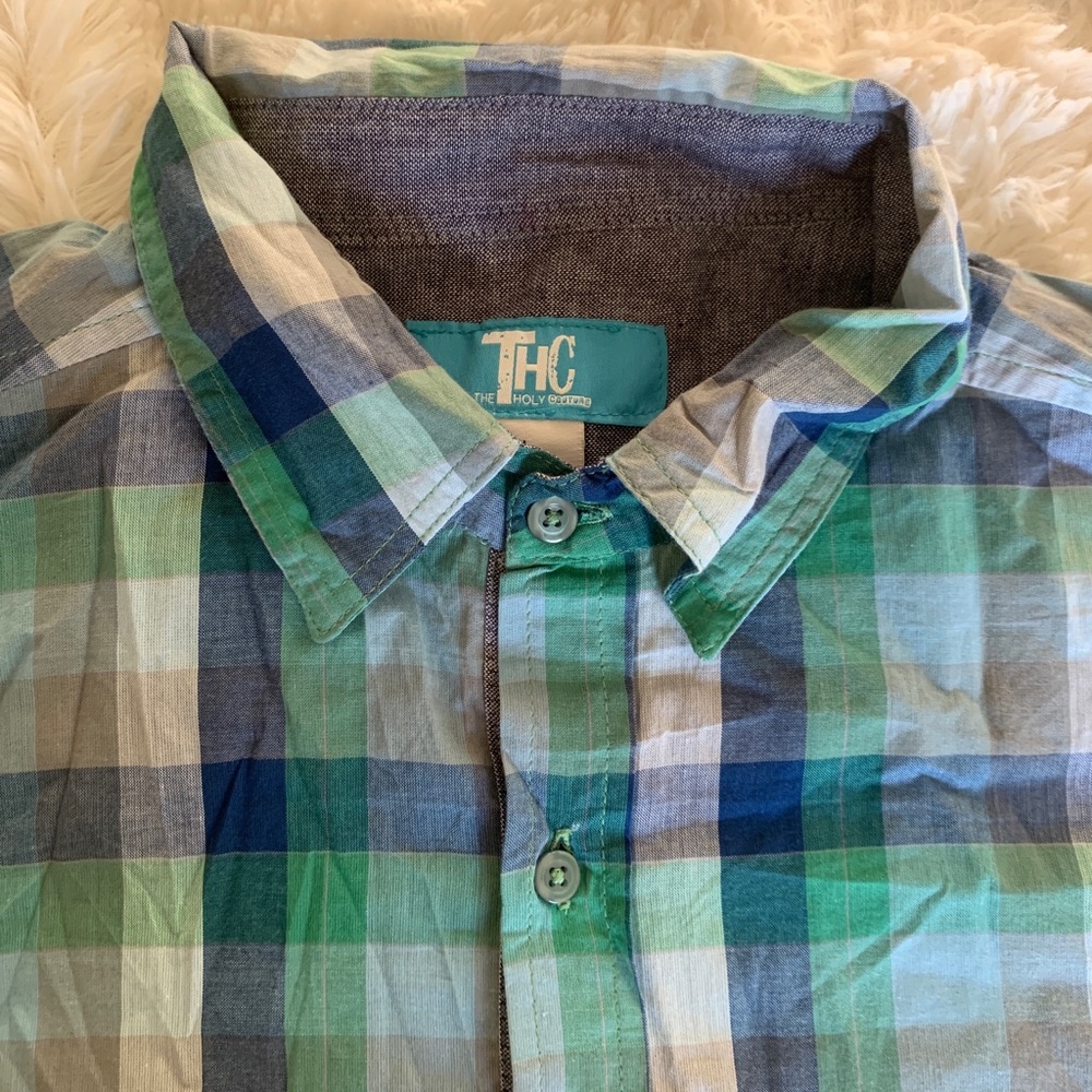 Flannel t-shirt button down - New Without Tags